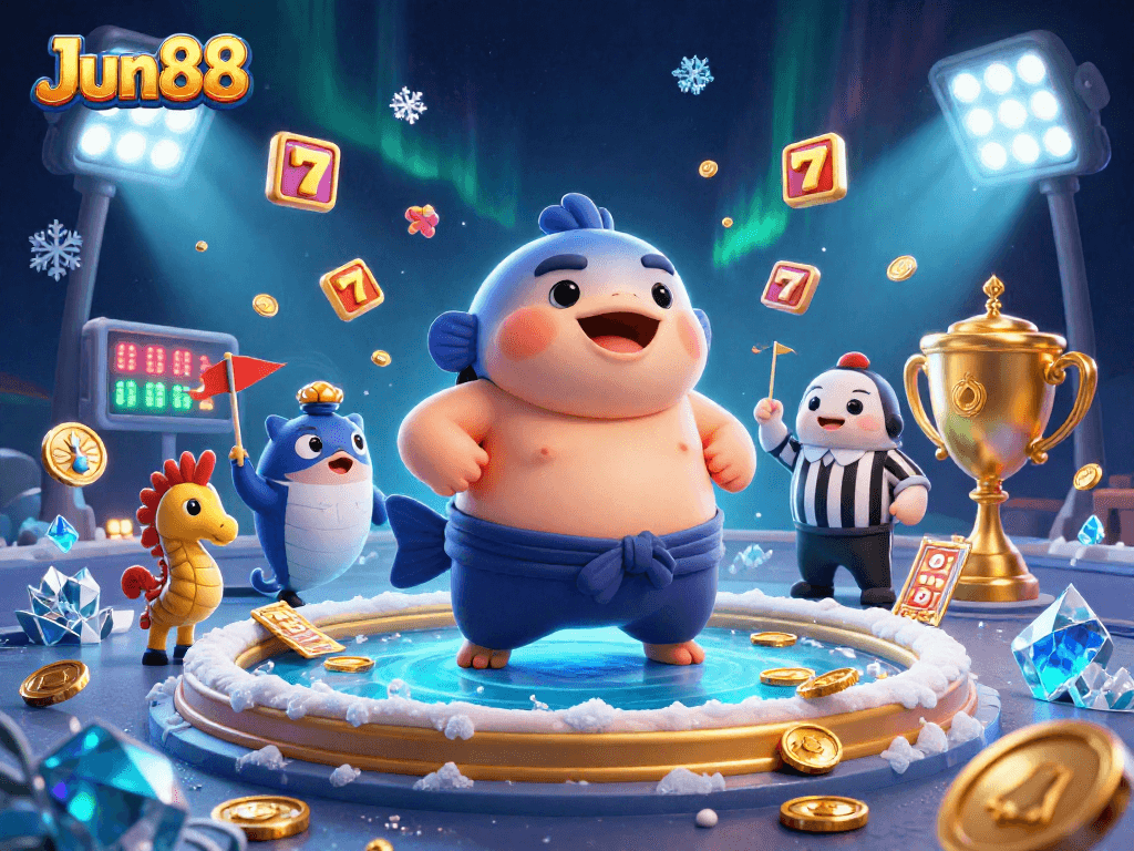 Engage in thrilling gameplay at Jun88 with exciting slots, jackpot counters, and dynamic winning elements.