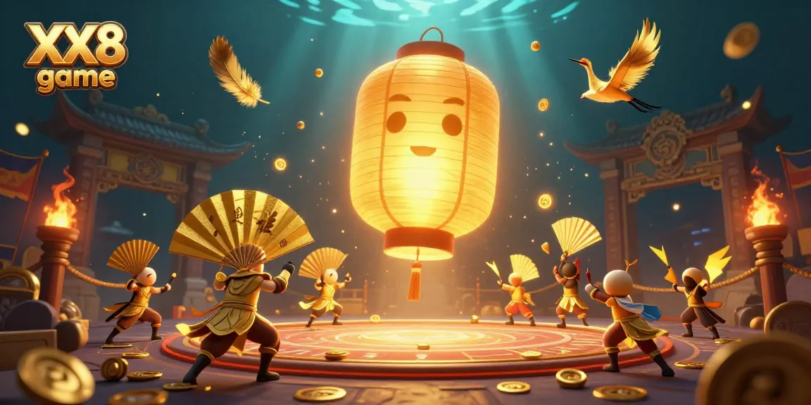 Experience thrilling moments in the XX8 game casino with vibrant characters and dynamic elements.