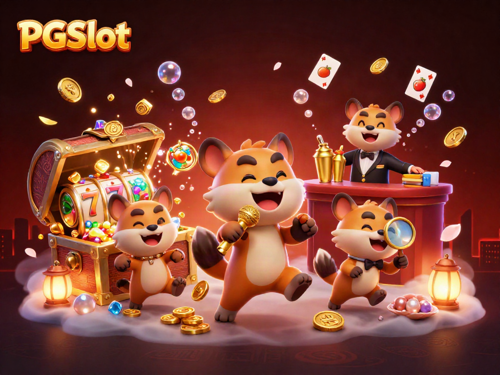 Join the PGSlot hyena crew for a dynamic comedy casino experience with fun slot elements!