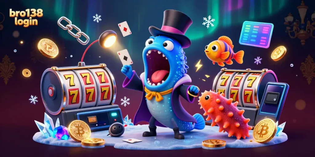 Experience unprecedented excitement at bro138 login, where vibrant casino elements and characters come alive!