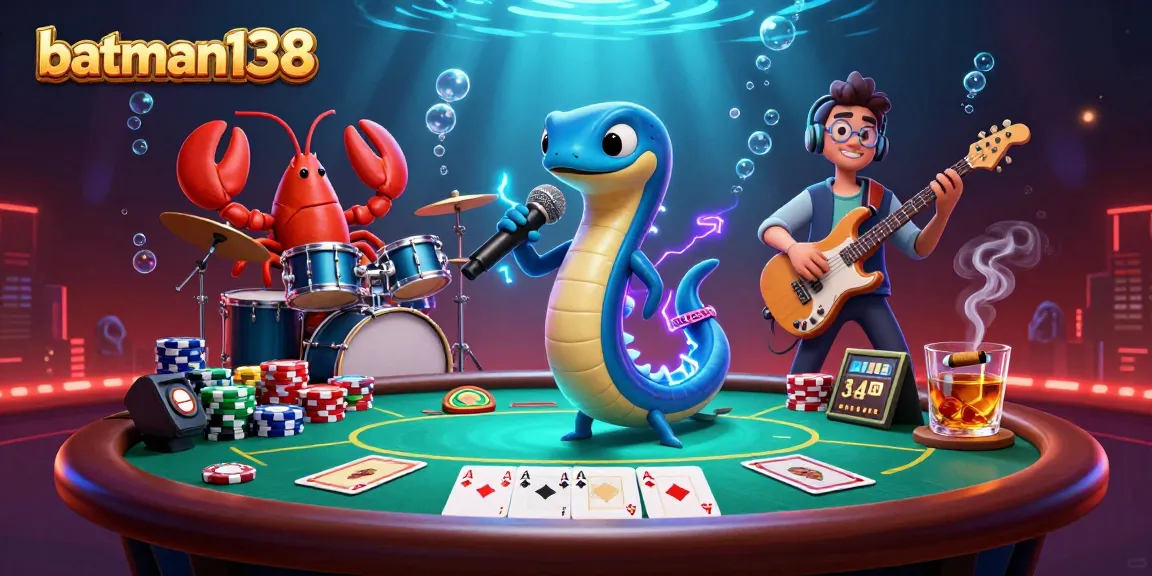 Experience thrilling gameplay with batman138 in a vibrant underwater casino featuring electrifying entertainment.