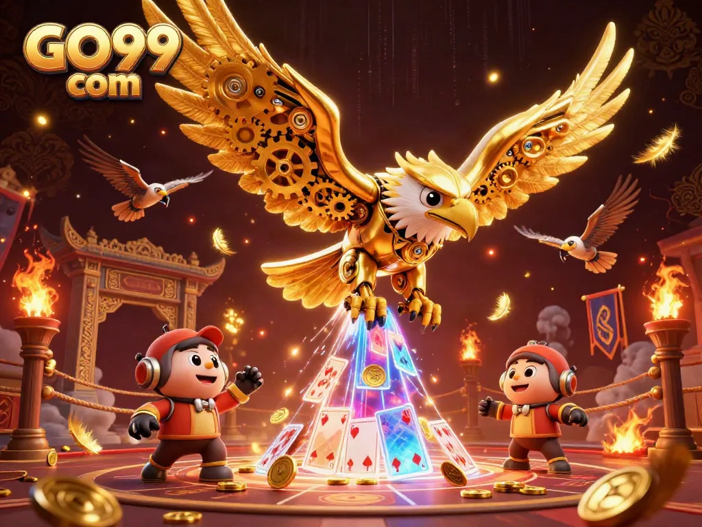 Engage with the thrilling GO99 com gambling experience, featuring vibrant 3D elements and dynamic casino themes.