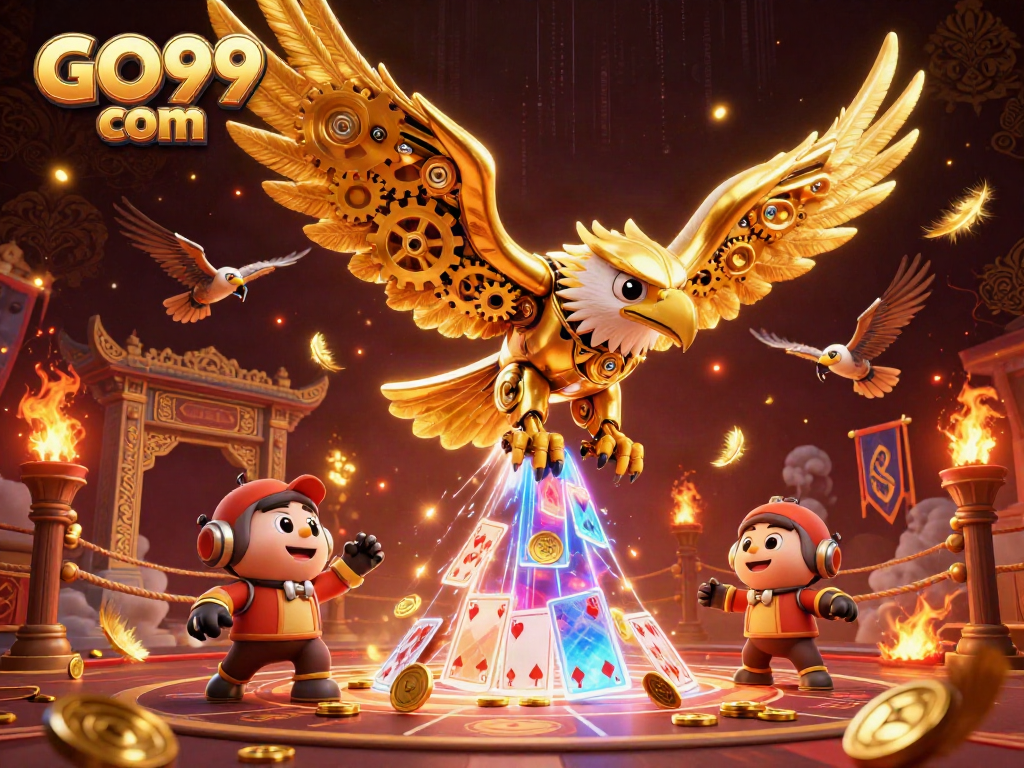 Engage with the thrilling GO99 com gambling experience, featuring vibrant 3D elements and dynamic casino themes.