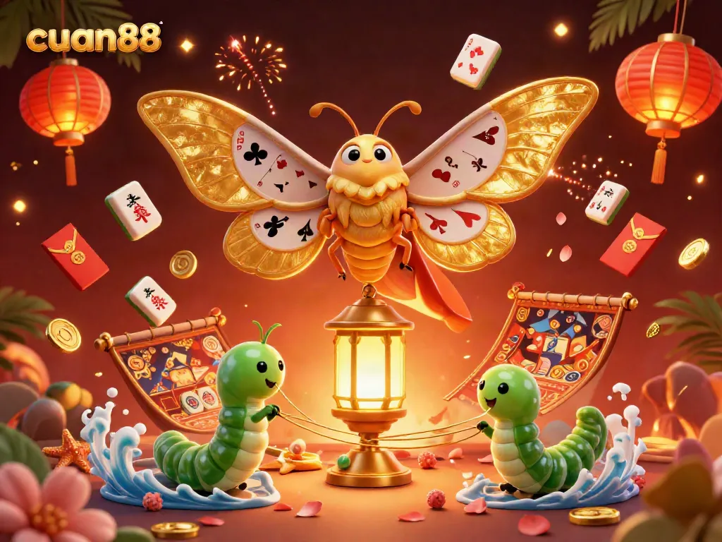 Join the excitement at cuan88 with a vibrant illustration of casino-themed adventures and captivating visuals.