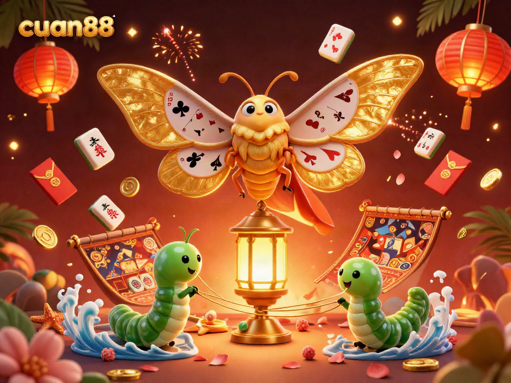 Join the excitement at cuan88 with a vibrant illustration of casino-themed adventures and captivating visuals.
