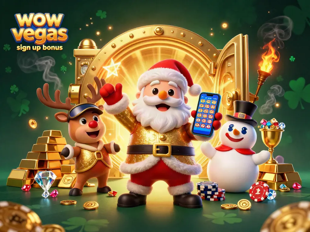 Experience the thrill with the wow vegas sign up bonus at this festive casino adventure!