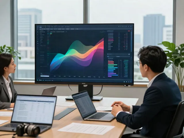 The biggest insurance companies in the world analyzed by professionals in a modern office.