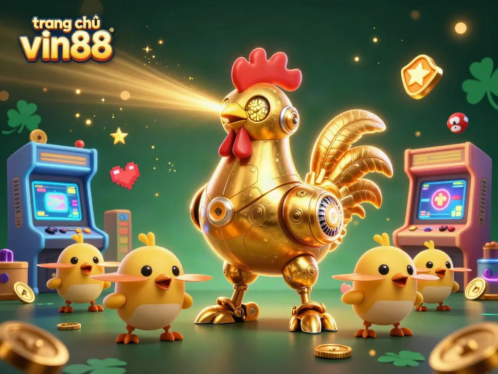 Experience thrilling gameplay at trang chủ vin88 with a vibrant casino-themed digital illustration that captures the excitement.