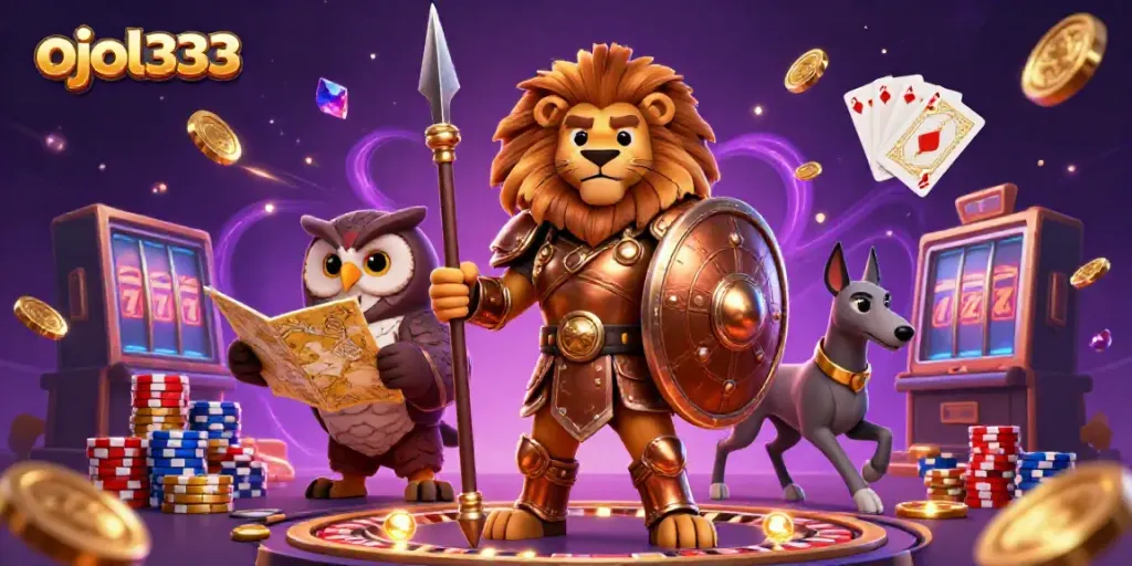 Engage with ojol333's gaming strategies and win with dynamic character and betting elements.