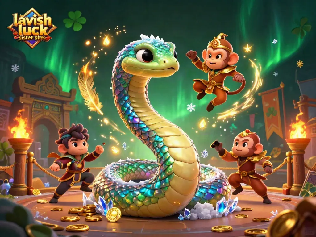 Experience lavish luck sister sites with a vibrant 3D scene of gaming excitement and fortune.