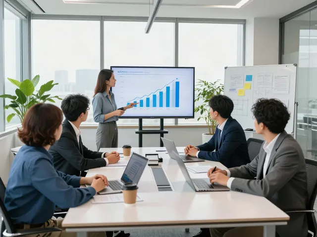 Lead Roedl team collaborating in a modern office meeting for strategic insights.