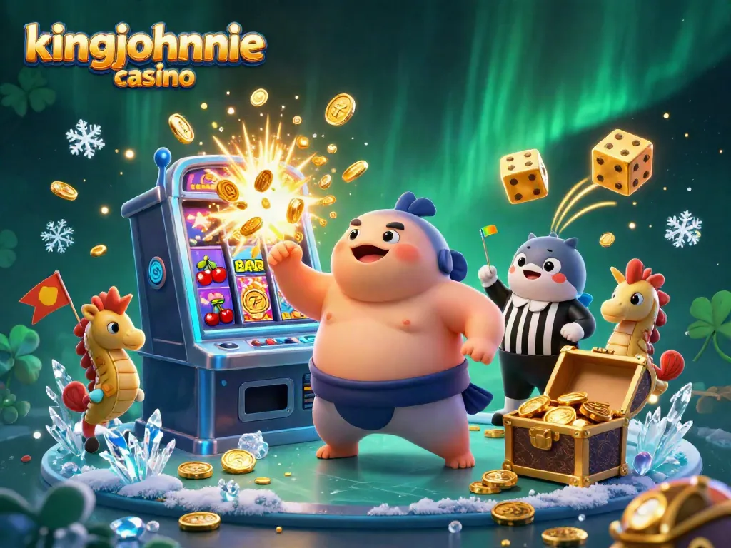 Experience thrilling gameplay at kingjohnnie casino with engaging characters and dynamic casino elements!
