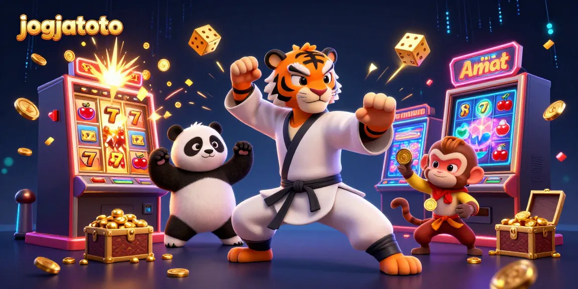 Experience thrilling casino moments with jogjatoto’s dynamic 3D illustration of exciting games and characters.