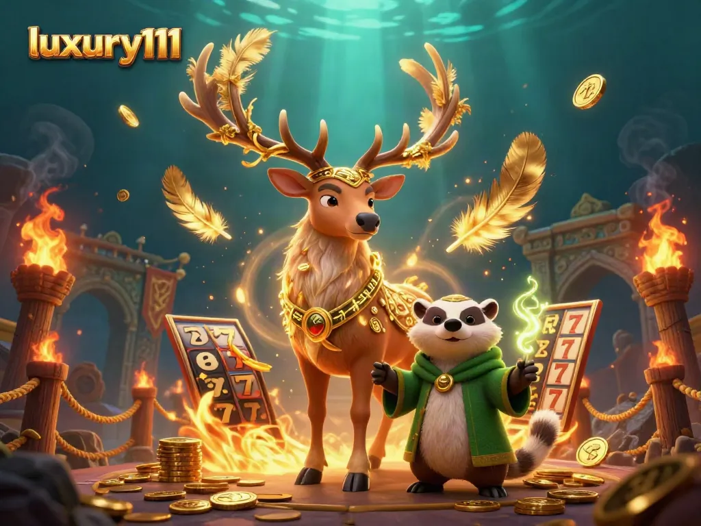 Experience thrilling gameplay and winning strategies at luxury111 with immersive slot reels and magical characters.