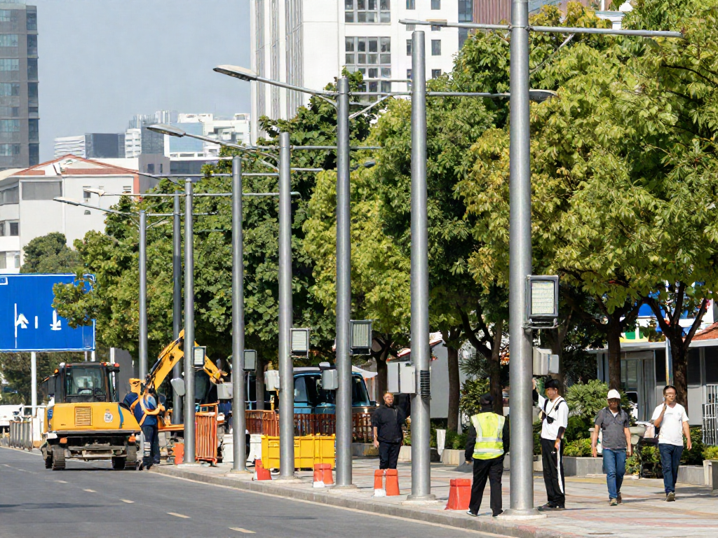 street light pole suppliers australia showcasing urban installations and modern designs