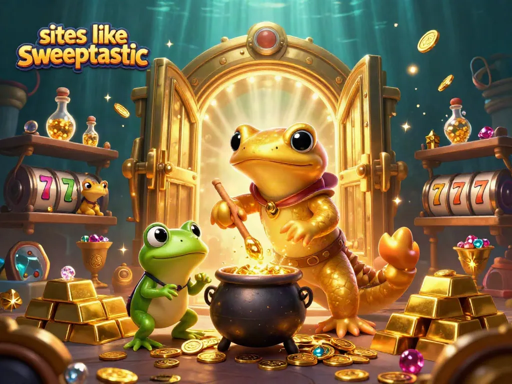 Play exciting games at sites like sweeptastic, featuring unique casino elements and vibrant visuals.