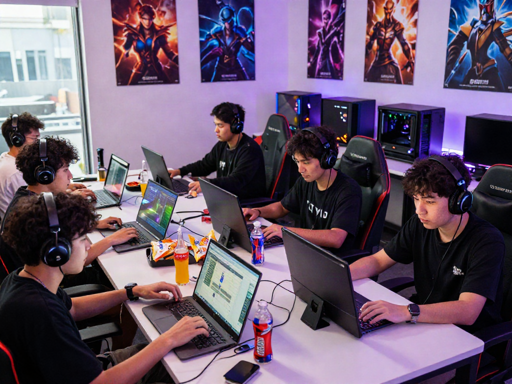 Players enjoying QQMacan in a vibrant online gaming environment filled with excitement and interaction.