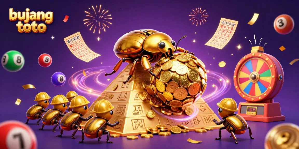 Engage with bujang toto's vibrant online casino world featuring festive symbols, golden prizes, and lucky lottery balls.