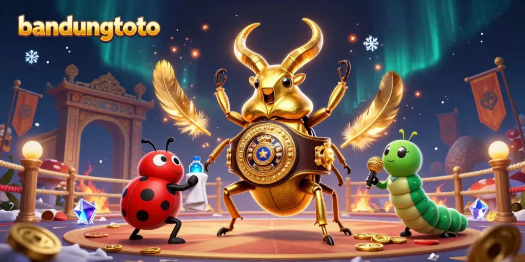 Experience exhilarating action with bandungtoto's vibrant 3D cartoon characters in a dynamic gambling arena.